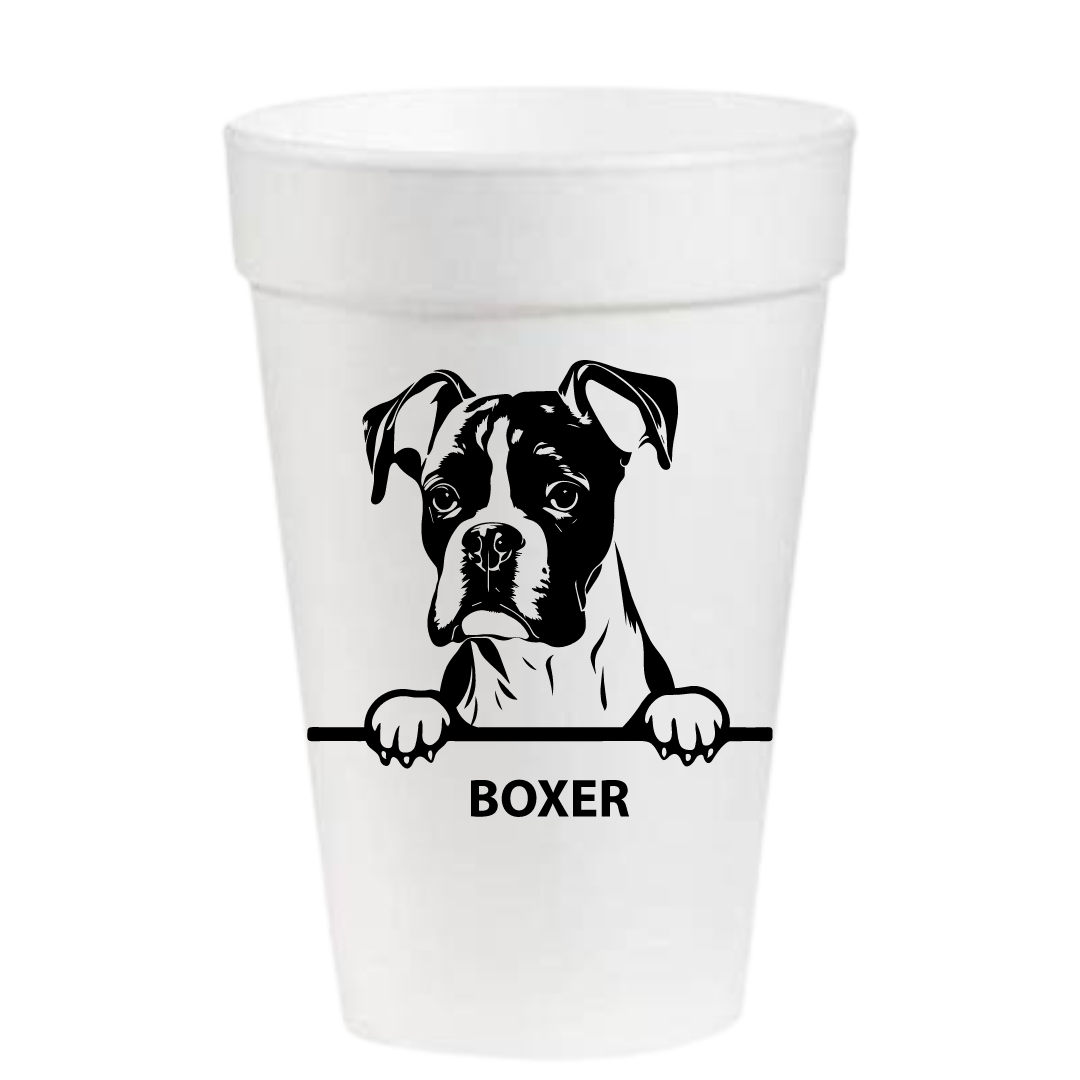 Boxer- 16oz Styrofoam Cups