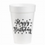 Happy Birthday Black - 16oz Styrofoam Cups