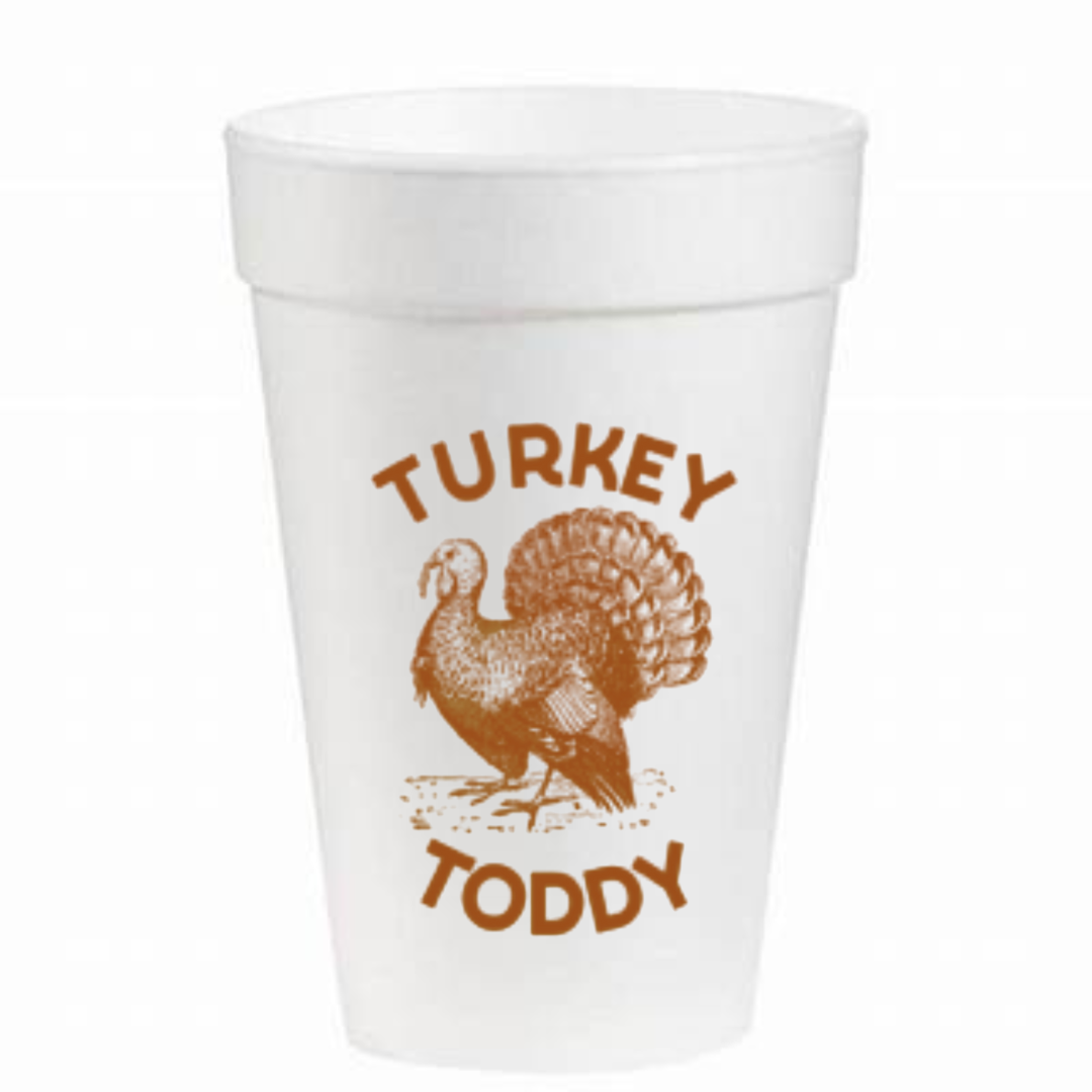 Turkey Toddy in Brown- 16oz Styrofoam Cups