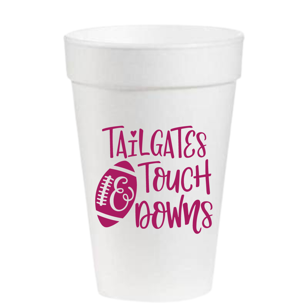 Sooners Suds- 16oz Styrofoam Cups - Pink Machine