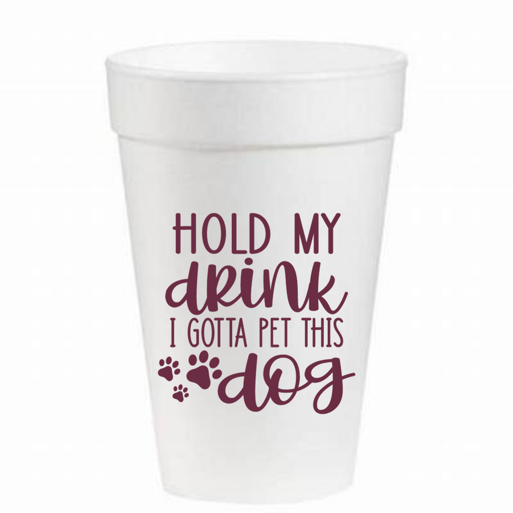 You Old Dog Foam Cup, 16oz Foam Cup