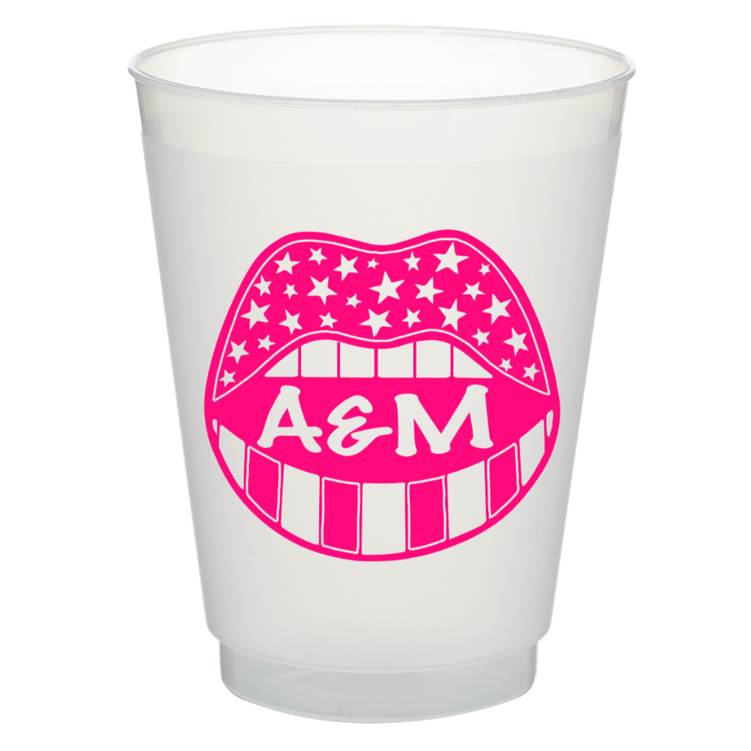 Texas A&M Game Day in Pink - 16oz Frost Flex Cups