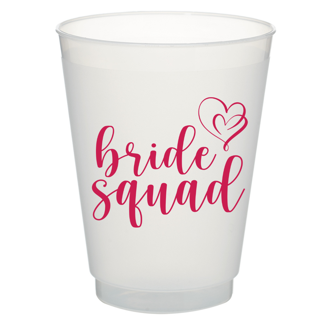 Bride Squad - 16oz Frost Flex Cups