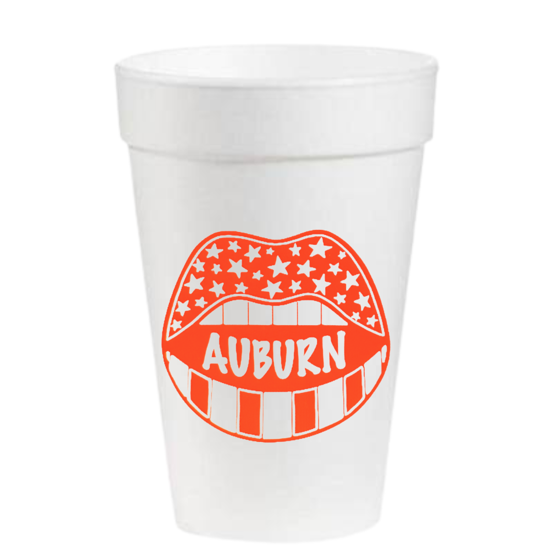 Auburn Game Day- 16oz Styrofoam Cups