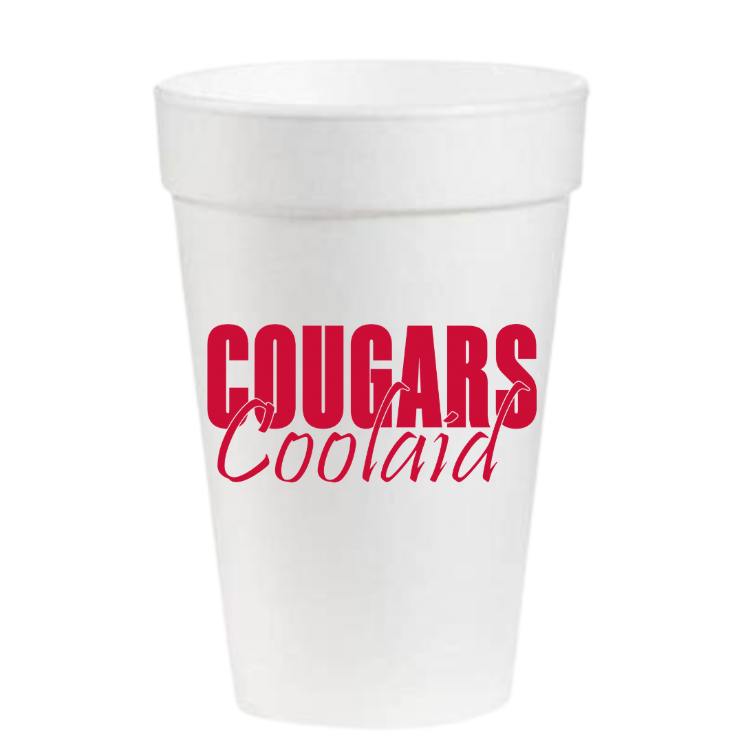 Cougars Coolaid- 16oz Styrofoam Cups