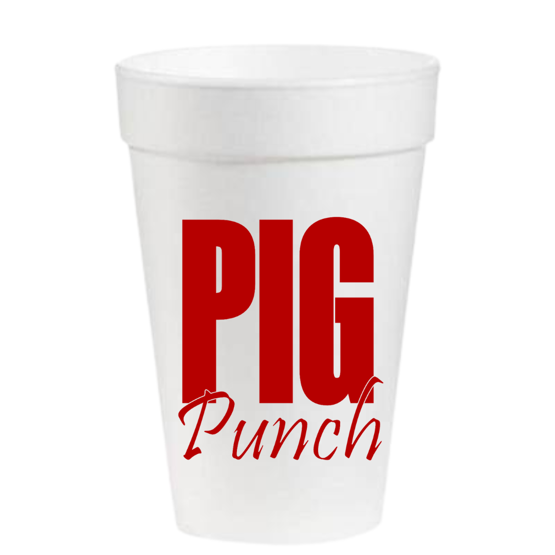 Pink Machine 16 oz. Styrofoam Cups: Blue It's Game Day – Pop