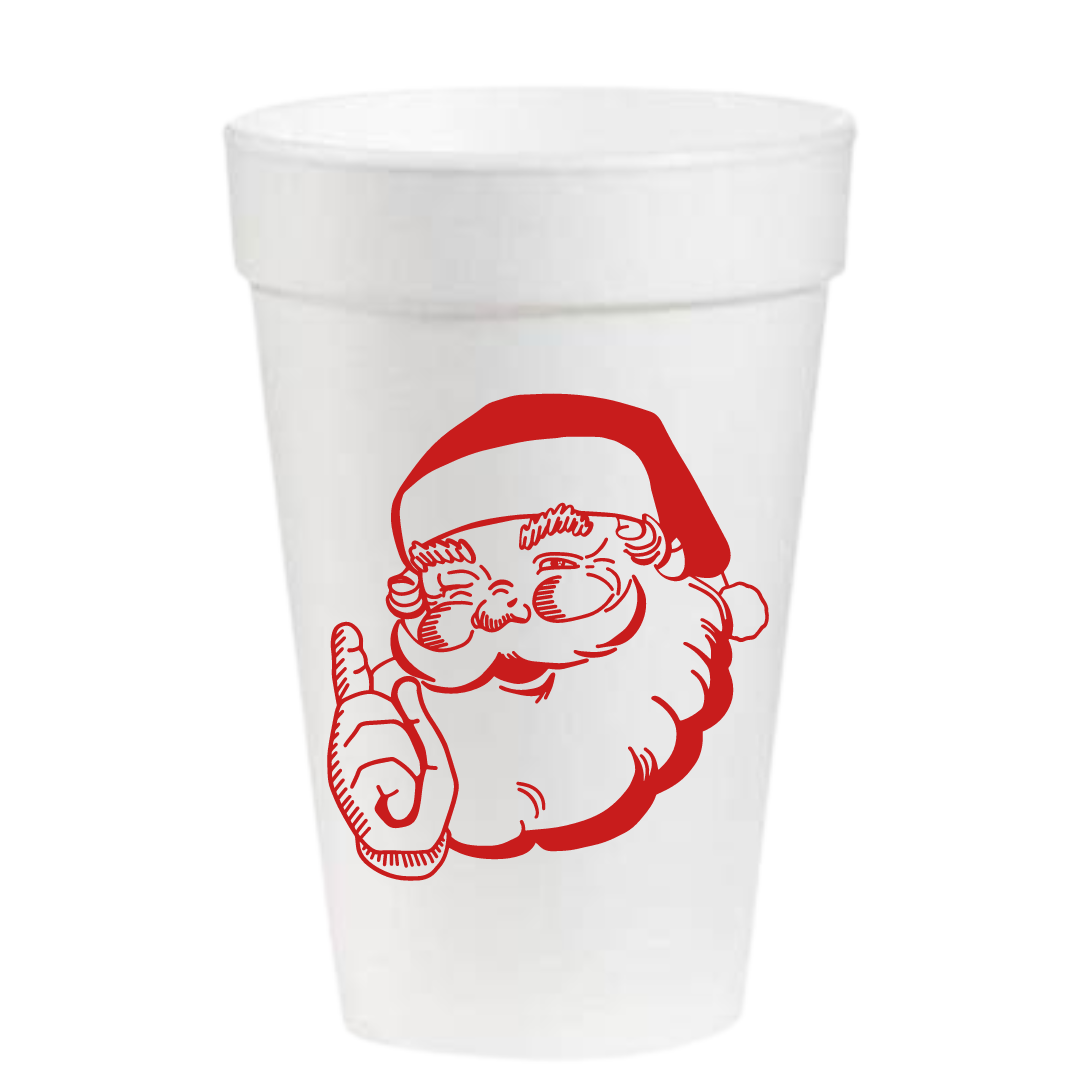 Pine Christmas Foam Cup, 16oz Foam Cup