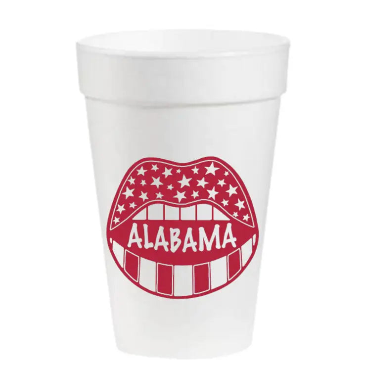 Alabama Game Day- 16oz Styrofoam Cups