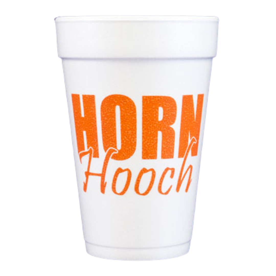 Horn Hooch- 16oz Styrofoam Cups
