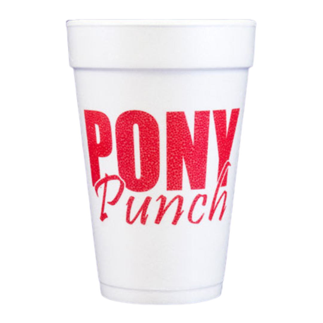 Pony Punch- 16oz Styrofoam Cups