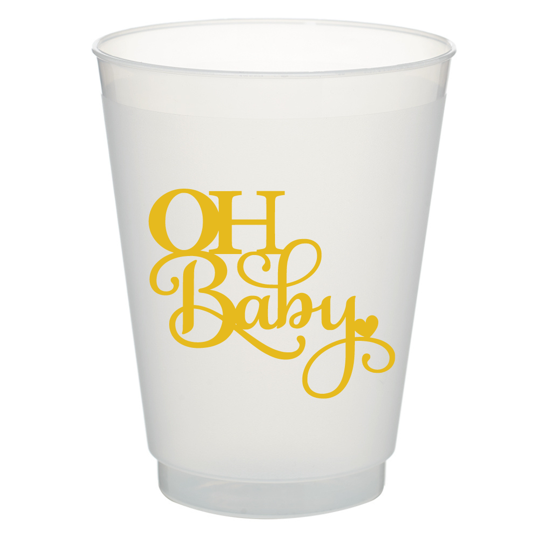 Oh Baby Yellow - 16oz Frost Flex Cups