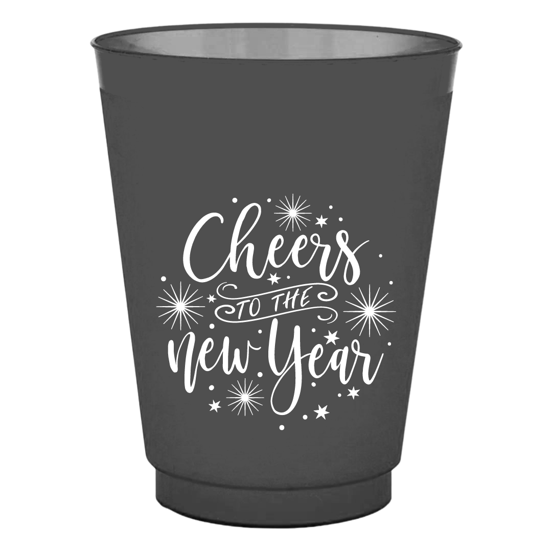 Cheers To The New Year - 16oz Frost Flex Cups