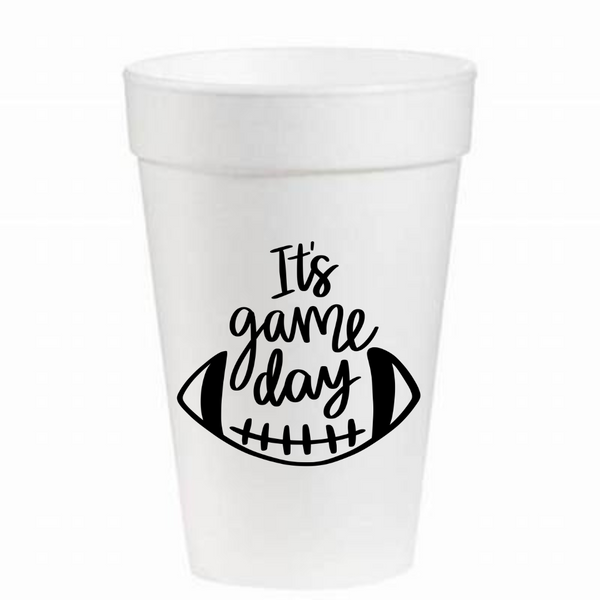 Gameday Foam Cups 16 Oz Set of 10 