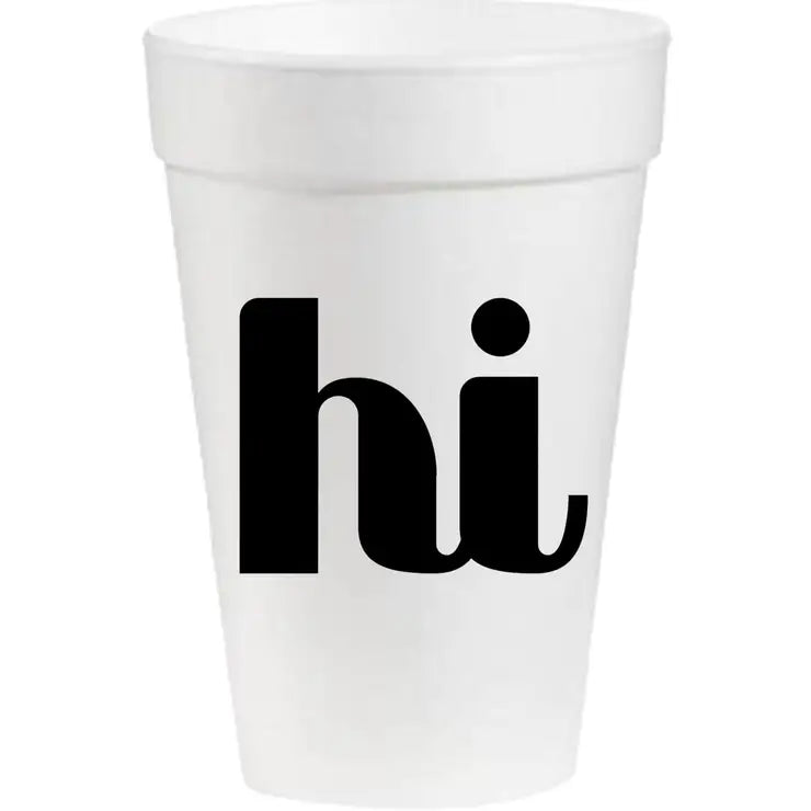 Hi - 16oz Styrofoam Cups